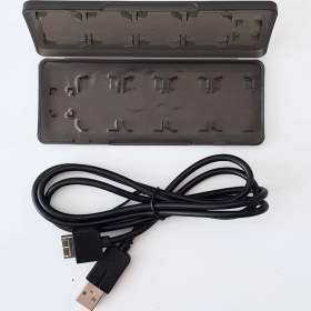 Resim Pop Konsol Ps Vita Oyun Kutusu ve Vita Kablo Vita Kartlık Vita 1000 Model Fat Kasa Uyumlu Kablo 