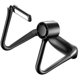 Resim Işıklarla Asılı Boyun Fanı, Katlanabilir Boyun Fanı, Usb Şarj Edilebilir Eller 