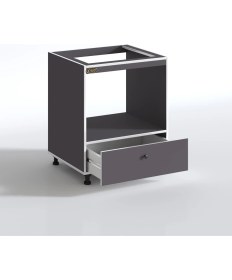 Resim Kenzlife ocak dolabı piraye gri 85*70*60 XLARGE çekmeceli hazır mutfak ankastre gömme ocak için 