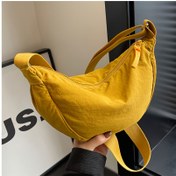 Resim Perfect Lily Kadınlar için Ayarlanabilir Fermuarlı Çapraz Vücut Çantası - Günlük Kullanım, Seyahat ve Alışveriş İçin Şık Nylon Omuz Çantası, Çok Renk Seçeneği (Parlak Hardal Sarısı, Lacivert, Turuncu, Kırmızı & Daha Fazlası), Fonksiyonel Tasarım 