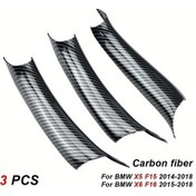 Resim Dashanshop Lhd Rhd X5 X6 Abs Karbon Fiber Kapı Kolu Kapağı - 3 Parça Sağ Direksiyon 