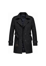 Resim Alaska The Last Frontier Regular Fit Su Geçirmez Soğuğa Dayanıklı Trençkot Siyah 