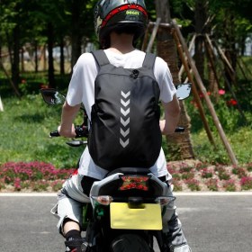 Resim Motosiklet ve Bisiklet Sırt Çantası Pvc Gövde Motor Touring Çanta 15 Lt 