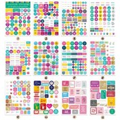 Resim 12 Yaprak Temel Planlayıcı Sticker Haftalık Günlük Program Sticker Planlayıcı Yapışkan Notlar Dıy Takvim Planlayıcı Günlük Dekorasyon Tip A 