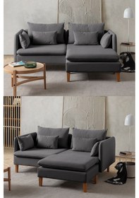 Resim Flexy Mini Köşe Takımı Antrasit 