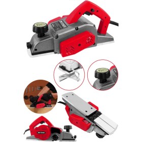 Resim Steiner Alman 4200 Watt Sjs Bakır Sargılı Metal Şanzıman Motor Korumalı Çift Bıçaklı Planya Rende Makinesi 