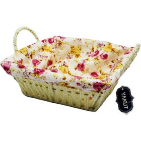 Resim Zenvia Hasırlı Bezli Ekmek Sepeti Kare Renkli ROYALEKS-8823 (ZNV-556) 