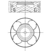 Resim 4 Adet Pıston+segman Std 69.6 Mm -0.20mm 90 Beygır Fıat G.punto Lınea Doblo Opel Astra H Corsa D 1.3jtd 8770789std100g 
