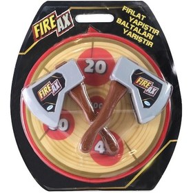 Resim Hedefli Cırtlı Baltalı Dart Seti 