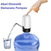 Resim Akari Şarjlı Otomatik Damacana Pompası 