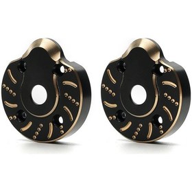 Resim Honmex Axial Capra Utb Scx10 Iıı Axı03007 İçin 2 Adet Bakır Ağırlık Köprüsü - Siyah Ve Altın Rengi, Uzaktan Kumandalı Araba Aksesuarı 