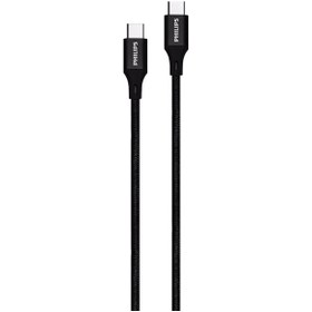 Resim Philips Dlc5531c/00 Siyah Örgülü Type-c Kablo 1m 
