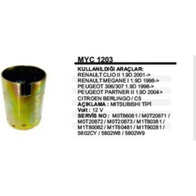 Resim REMARK GOVDELI YASTIK 12V RENAULT CLIO II/MEGANE I 1998-> MITSUBISHI TİP 