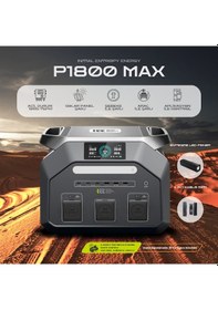 Resim 1024wh 3600w Max. Lifepo4 Taşınabilir Güç Kaynağı P1800 