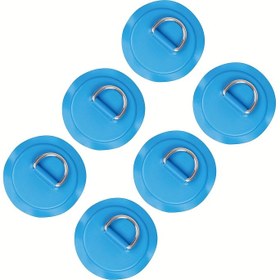 Resim Paddle Board Kayak D-Ring Yama, PVC, Mavi ve Sarı, Paddleboard Aksesuarı için 