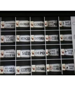 Resim Gendec Sigara Içilmez 8 cm x 15 cm 