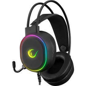 Resim Rampage Rogue Siyah Usb 7.1 Rgb Ledli Gaming Esnek Mikrofonlu Oyuncu Kulaklık 