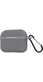 Resim Hsc Bilişim Airpods Pro 3 (3.nesil) Raven Silikon Kılıf - Gri 