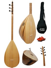Resim Lore Saz Dut Kısa Sap Kılıf + Mızrap Yeni Başlayanlara Mini Set 