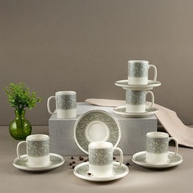 Resim Aryıldız Adagio 12 Parça 6 Kişilik Türk Kahve Fincanı 90 ml 