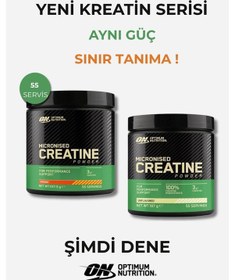 Resim Kreatin Seti Portakal Aromalı Ve Aromasız 55 Servis Mikronize Toz 