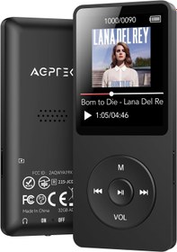 Resim MP3 Çalar 32 GB Bluetooth 5.3, 1.8 İnç Ekran, 70 Saat Çalma Süresi 