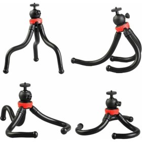 Resim Asfal 30 cm Esnek Tripod Gorillapod Dslr Telefon Kamera Tripodu Standı + Telefon Tutacağı 