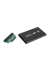 Resim 2.5 Hdd Kutusu Usb 2.0 Harici Metal Harddisk Kutu Sata Ssd Disk 