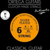 Resim Ortega NYA44H Regular Nylon Authentic 4/4 Klasik Gitar Teli (Hard Tension 028/044) 