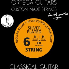 Resim Ortega NYA44H Regular Nylon Authentic 4/4 Klasik Gitar Teli (Hard Tension 028/044) 