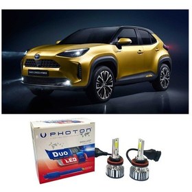Resim Toyota Yaris Uzun+kısa Far Ampulü H4 Duo Yeni Seri Beyaz 2020-2023 