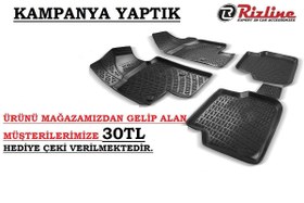 Resim Rizline Ford Fiesta 3D Havuzlu Paspas 2008-2013 Model Arası 