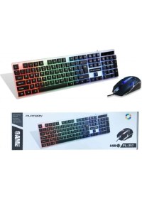 Resim Platoon PL-357 Q Klavye Mouse Seti 