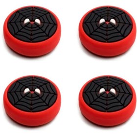 Resim Desenli Sony Ps5\u002Fps4\u002Fps3 Analog Koruyucu Silikon Pad-spider Man 