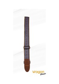 Resim Wagon Straps Vintage Serisi Gitar Askısı - Blue Grass 