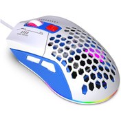 Resim Maiyame Hxsj X300 Kablolu 6 Ayarlanabilir DPİ Seviyesi 14 RGB Aydınlatma Modu Değiştir Mouse 