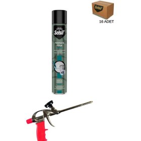Resim Selsil Pu Tabancalı Montaj Köpüğü 750 Ml. 16 Adet ,demir Köpük Tabancası 