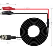 Resim Robizstore-Bnc Krokodil Kablo Osiloskop Ve Sinyal Jeneratörü Probu Test 