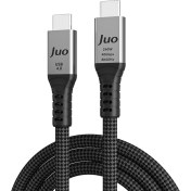 Resim Juo USB 4.0 240W 40GBPS Thunderbolt 4 8k 60Hz Usb-C Görüntü Aktarım ve Type-C Hızlı Şarj ve Data Kablosu 2 Metre 