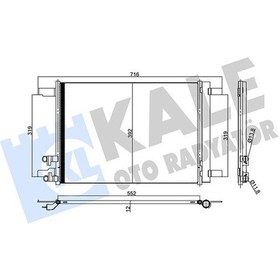 Resim Kale 357395 Kondenser Golf 14-passat 14-audı A3 13-seat Leon 123-skoda Octavı 12- Al/al 5q0816411bc-5wa816411a 