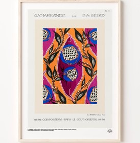 Resim Oryantal Çiçek Poster II 