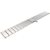 Resim Sones Samsung Uyumlu Akıllı Saat İçin 22mm Tek Boncuklu Çelik Saat Kordonu 