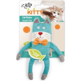 Resim Muratech Afp Kitty - Peluş Kedi Turkuaz Yavru Kedi Oyuncak 