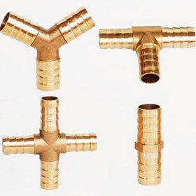 Resim Demirsiz Pirinç Boru Bağlantı Parçası Tee Wye T Y Konnektörü - Ağır Hizmet Bakır Alaşımı, Su/Yakıt/Hava Tesisatı için 6-12mm Hortum Adaptörleri - 1/4", 5/16", 3/8", 1/2" NPT Dişli, Hava Hortumu Adaptörü | Dayanıklı Bağlantı Parçaları 