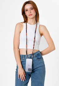 Resim Hippi Strong El Örgüsü Telefon Ve Çanta Askısı 