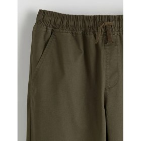 Resim LC Waikiki Lcw Kids Haki Beli Lastikli Erkek Çocuk Jogger Pantolon 