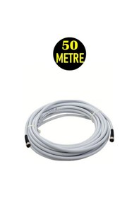 Resim Usin RG6 U4 Full HD 3D 4K Anten TV Çanak Uydu LNB Kablosu 50 M 