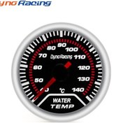 Resim 12v Evrensel 52mm2 İnç Araba Modifiye Güneş Gözlüğü Su Sıcaklığı Ölçer Beyaz Işık Mekanik Araba Enstrümanı 40-140 1752 