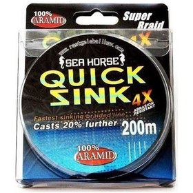 Resim Sea Horse Quick Sink 0,14 Mm 200Mt 4X Ipek Misina 