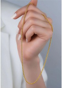 Resim 2mm Halat Zincir Kolye Yaldız 